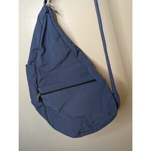 Ameribag Healthy Back Bag Navy Blue Crossbody Sling Ergonomic Kingspoint USA